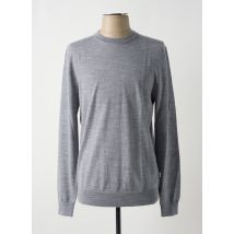 KRONSTADT - Pull gris en merinos - Homme - Taille L - Modz