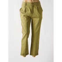 GARANCE - Pantalon 7/8 vert en tencel - Femme - Taille 40 - Modz