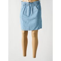 GARANCE - Jupe courte bleu en tencel - Femme - Taille 38 - Modz