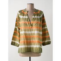 GARANCE - Blouse vert en coton - Femme - Taille 40 - Modz