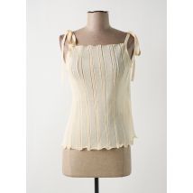 OLAF - Top beige en viscose - Femme - Taille 36 - Modz