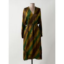 HARTFORD - Robe longue marron en viscose - Femme - Taille 36 - Modz