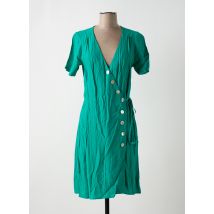 KING LOUIE - Robe mi-longue vert en viscose - Femme - Taille 40 - Modz