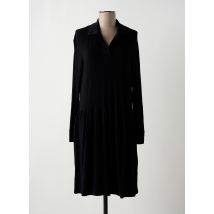 BY BASICS - Robe mi-longue noir en viscose - Femme - Taille 36 - Modz