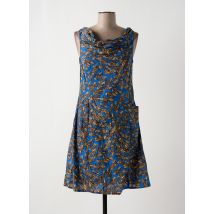 KALI YOG - Robe courte bleu en viscose - Femme - Taille 36 - Modz