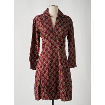 KALI YOG - Robe mi-longue rouge en viscose - Femme - Taille 42 - Modz