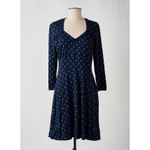 BLUTSGESCHWISTER - Robe mi-longue bleu en coton - Femme - Taille 40 - Modz