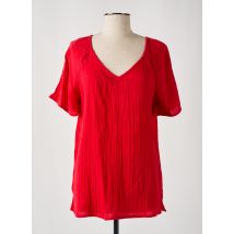 LA FIANCÉE - Blouse rouge en coton - Femme - Taille 38 - Modz