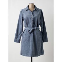 MOUSQUETON - Robe mi-longue bleu en coton - Femme - Taille 42 - Modz