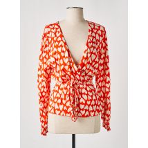 MADEMOISELLE YEYE - Blouse orange en viscose - Femme - Taille 38 - Modz