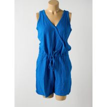 MOUSQUETON - Combishort bleu en coton - Femme - Taille 36 - Modz