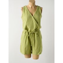 MOUSQUETON - Combishort vert en coton - Femme - Taille 36 - Modz