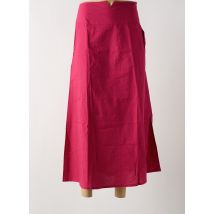 KALI YOG - Jupe longue rose en coton - Femme - Taille 40 - Modz