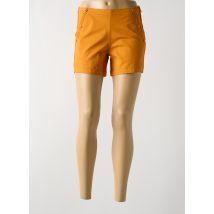 MOUSQUETON - Short orange en coton - Femme - Taille 42 - Modz