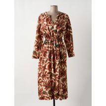 SOEUR - Robe mi-longue marron en viscose - Femme - Taille 34 - Modz