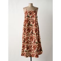 SOEUR - Robe mi-longue marron en viscose - Femme - Taille 34 - Modz