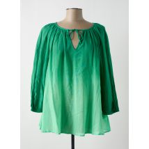 SWILDENS - Blouse vert en coton - Femme - Taille 34 - Modz
