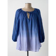 SWILDENS - Blouse bleu en coton - Femme - Taille 38 - Modz