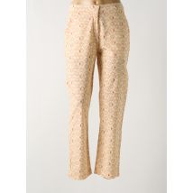 HARRIS WILSON - Pantalon droit beige en coton - Femme - Taille 36 - Modz
