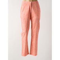 HARRIS WILSON - Pantalon droit orange en coton - Femme - Taille 38 - Modz
