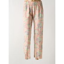 SWILDENS - Pantalon 7/8 beige en viscose - Femme - Taille 34 - Modz