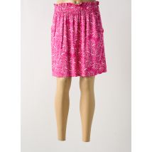 DES PETITS HAUTS - Jupe courte rose en viscose - Femme - Taille 38 - Modz