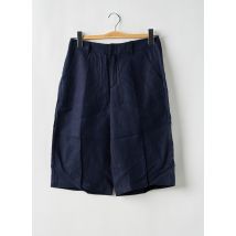 OUI - Bermuda bleu en lin - Femme - Taille 36 - Modz