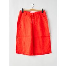 OUI - Bermuda rouge en lin - Femme - Taille 36 - Modz