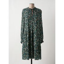 OUI - Robe mi-longue bleu en viscose - Femme - Taille 36 - Modz