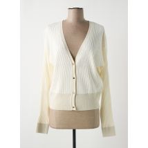 GAUDI - Gilet manches longues beige en viscose - Femme - Taille 42 - Modz