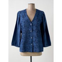 NICE THINGS - Chemisier bleu en coton - Femme - Taille 40 - Modz