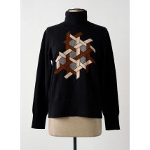 NICE THINGS - Pull col roulé noir en coton - Femme - Taille 40 - Modz