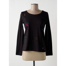 DES PETITS HAUTS - T-shirt noir en coton - Femme - Taille 34 - Modz