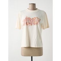 BERENICE - T-shirt beige en coton - Femme - Taille 36 - Modz