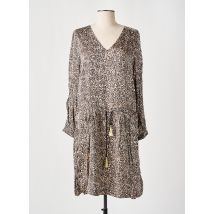 LE PETIT BAIGNEUR - Robe mi-longue marron en viscose - Femme - Taille 40 - Modz