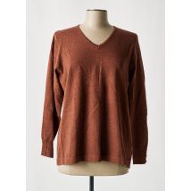 MICHA - Pull marron en viscose - Femme - Taille 44 - Modz