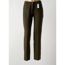 PAZ TORRAS - Pantalon slim vert en polyester - Femme - Taille 38 - Modz