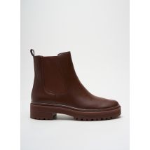 WHAT FOR - Bottines/Boots marron en cuir - Femme - Taille 40 - Modz