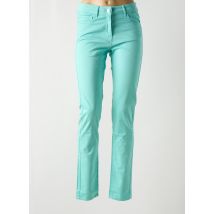 WEILL - Pantalon slim vert en coton - Femme - Taille 38 - Modz