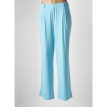 BARBARA LEBEK - Pantalon droit bleu en polyester - Femme - Taille 48 - Modz