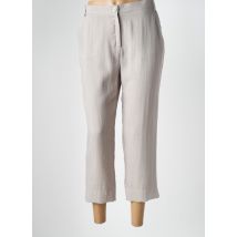 CHRISTINE LAURE - Pantalon 7/8 gris en viscose - Femme - Taille 40 - Modz