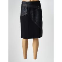 CHRISTINE LAURE - Jupe mi-longue noir en polyester - Femme - Taille 48 - Modz