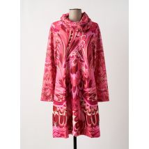 MALOKA - Robe mi-longue rose en coton - Femme - Taille 46 - Modz