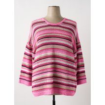 RABE - Pull rose en acrylique - Femme - Taille 52 - Modz