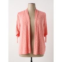BARBARA LEBEK - Gilet manches courtes orange en viscose - Femme - Taille 50 - Modz