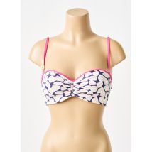 CHERRY BEACH - Haut de maillot de bain bleu en polyamide - Femme - Taille 90D - Modz