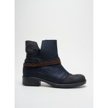 NICE - Bottines/Boots bleu en cuir - Femme - Taille 41 - Modz