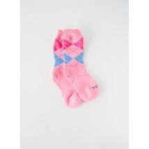 ESTEX - Chaussettes rose en acrylique - Femme - Taille 35 - Modz