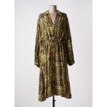 MKT STUDIO - Robe mi-longue vert en viscose - Femme - Taille 38 - Modz