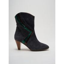 LES:VENUES - Bottines/Boots gris en cuir - Femme - Taille 36 - Modz